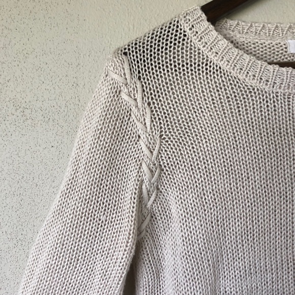 Bb Dakota Crochet Knit tunic sweater - Picture 3 of 6